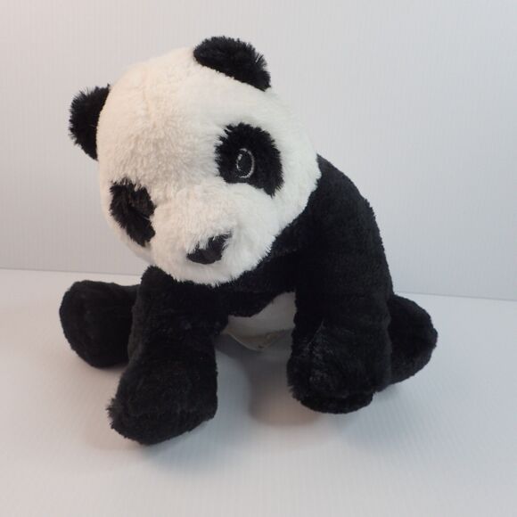 Ikea Stuffed Animal Toy LOT of 4 Elephant Bear Panda & Cheetah Cub - Picture 5 of 14